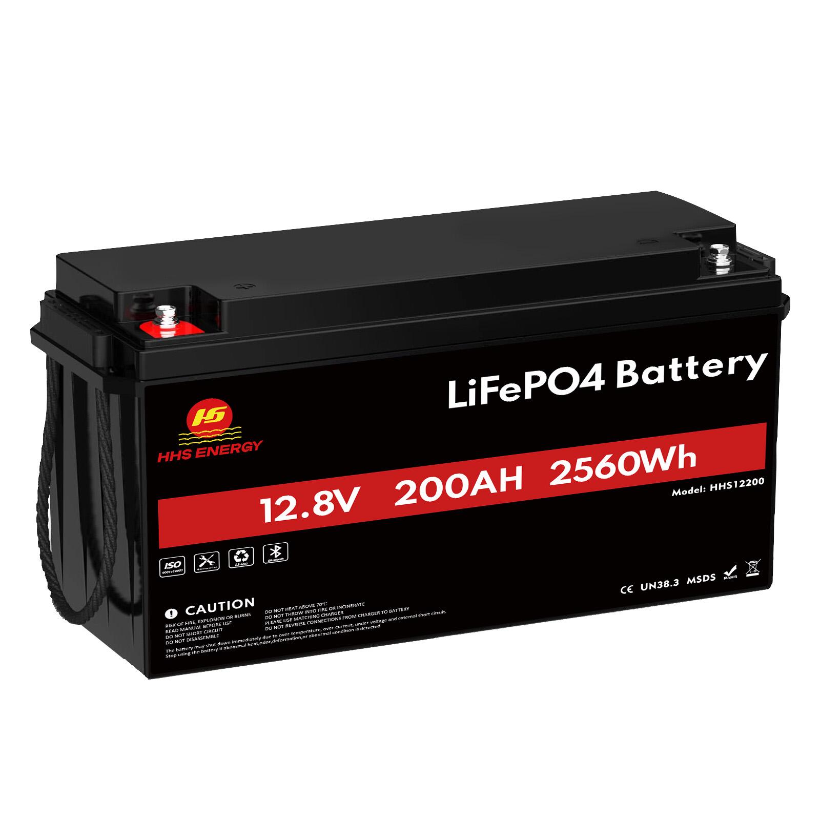 12V 200Ah LiFePO4 Lithium Battery 200A BMS Solar Marine RV Off-grid