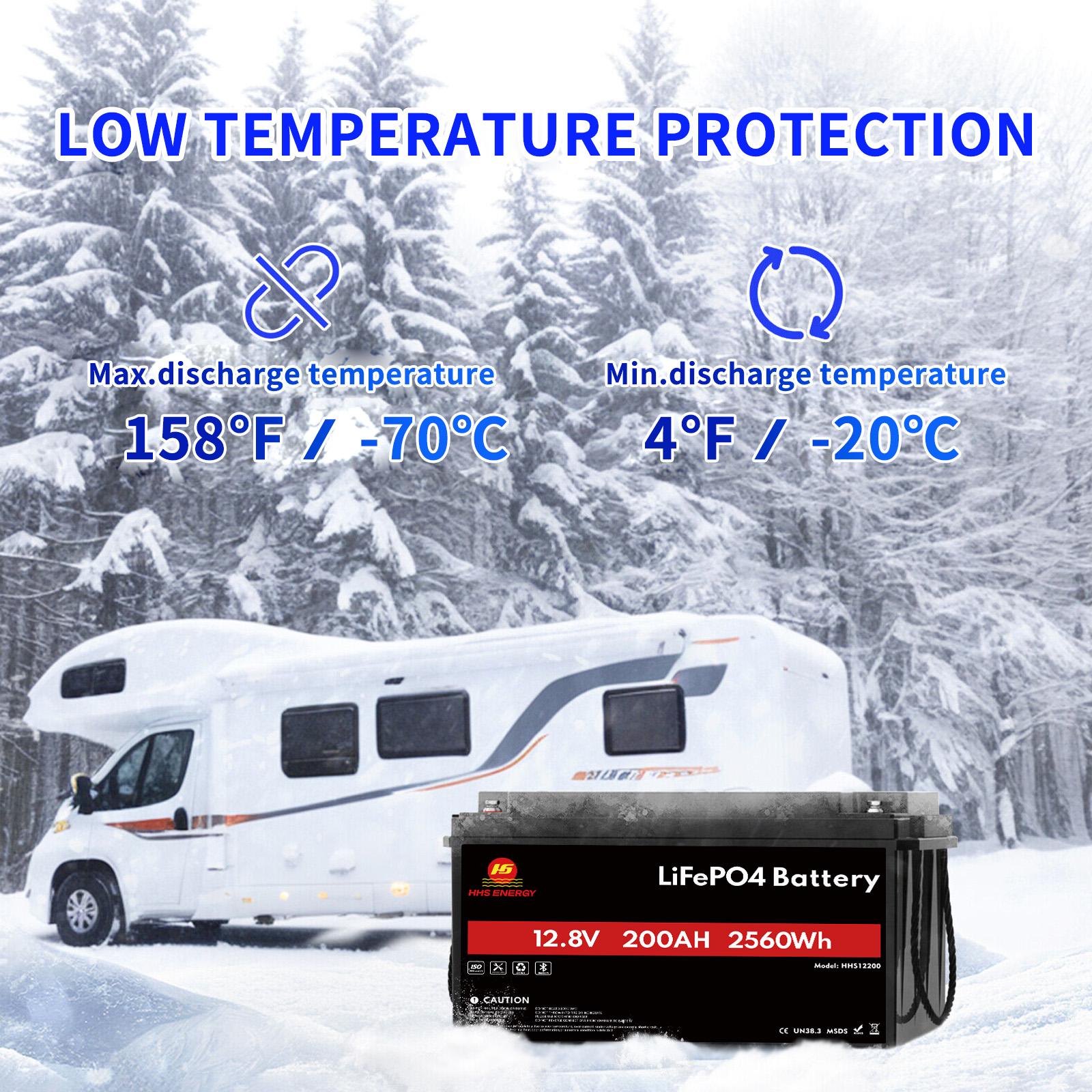 12V 200Ah LiFePO4 Lithium Battery 200A BMS Solar Marine RV Off-grid
