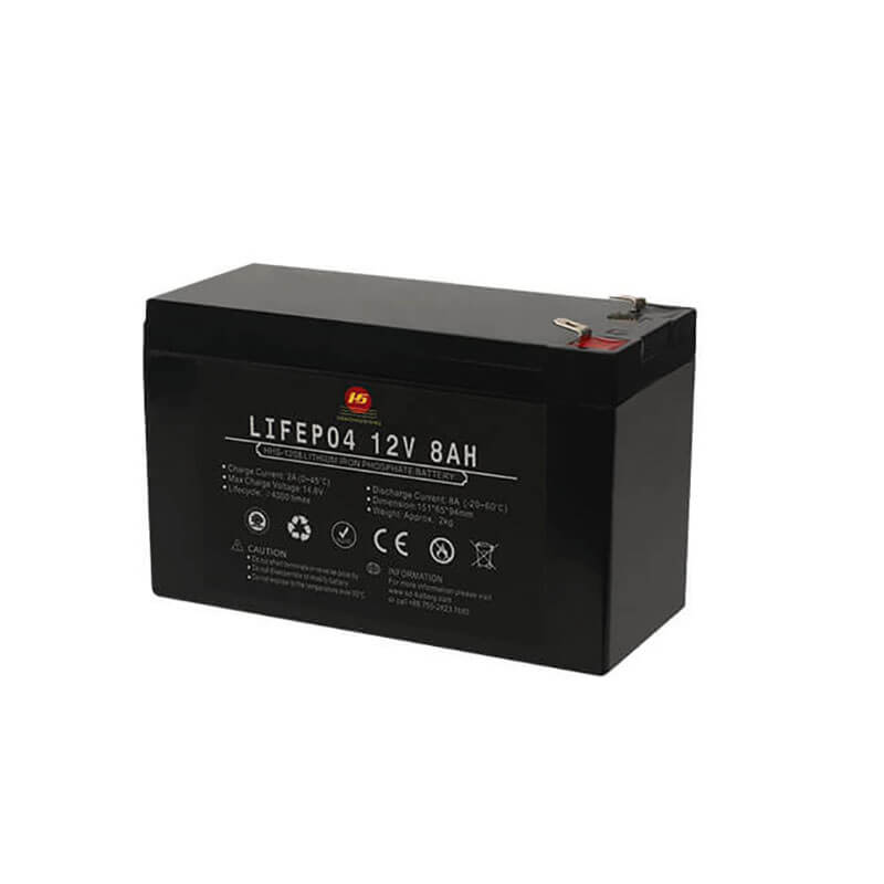 HHS 12V 8Ah LiFePo4 Battery Packs